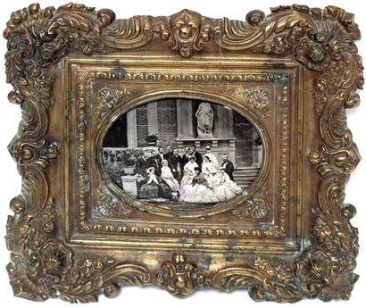 null LAFON de CARMARSAC Pierre Michel (1821-1905). Photographic enamel on copper...