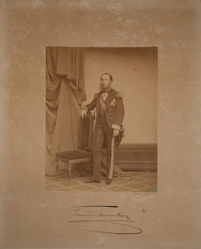 null L’Archiduc MAXIMILIEN d’AUTRICHE (Vienne 1832-1867 Santiago de Querétaro, Mexique)...