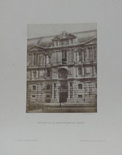 null [PARIS]. François Alphonse FORTIER (1807-1882). Pavillon de la Bibliothèque...