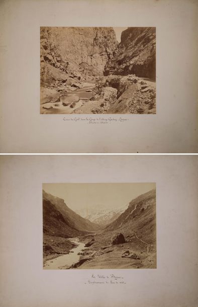 null [HAUTE-SAVOIE]. CIVIALE Aimé (1821-1893). La Vallée de BAISNE (emplacement du...
