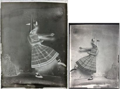  BRANCUSI Constantin (1876-1957). Lizica CODREANU dansant sur les Gymnopédies d’Éric...