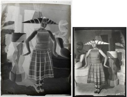 null BRANCUSI Constantin (1876-1957) Lizica CODREANU dansant sur les Gymnopédies...