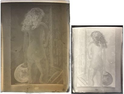 BRANCUSI Constantin (1876-1957). Femme nue...