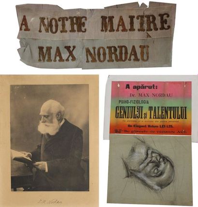 null NORDAU (Max) Auteur, critique sociologique et l'un des grands meneurs du sionisme...