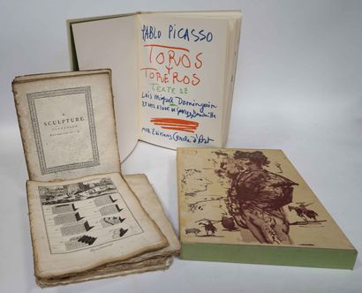 null PICASSO, Toros y toreros, Editions Cercle d'Art sous emboitage. On y joint un...
