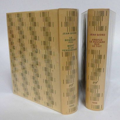 null Jean GIONO. Deux volumes NRF 1965. Le Bonheur Fou...., et Angelo.... Sous e...