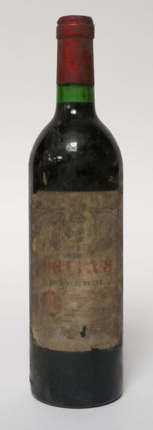 null * 1 Blle de cht Petrus 1982. Etiquette abimée.