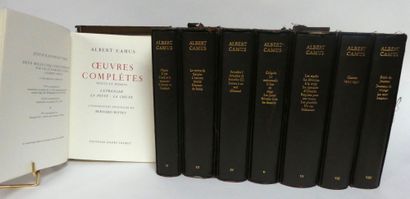 null ALBERT CAMUS. Oeuvres complètes . Editions André Sauret .Huit volumes. Exemplaire...