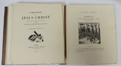 null Maurice DENIS. L'imitation de Jésus-Christ, Ambroise Vollard, 1903, in-folio,...