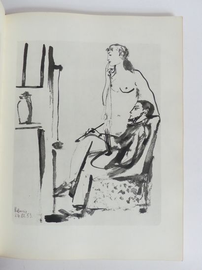 null Verve, vol. VIII, nos 29 et 30. Vallauris. Suite de 180 dessins de Picasso....