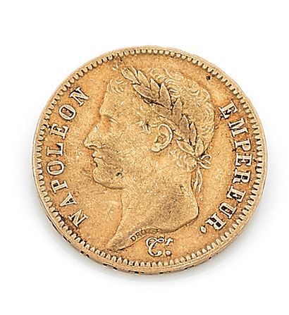 null PIECE de 40 francs or Napoléon 1er 1812