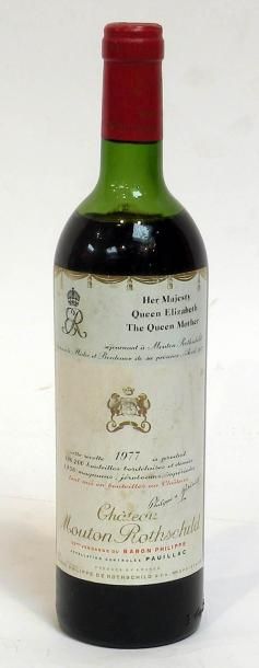 null 1 blle CHATEAU MOUTON ROTHSCHILD, 1977