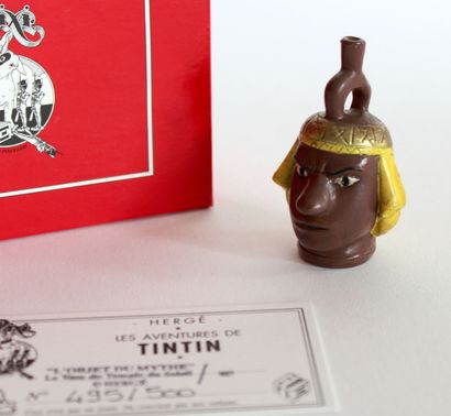 null Figurine TINTIN - PIXI, série Objets du mythe, en métal peint à la main polychrome,...