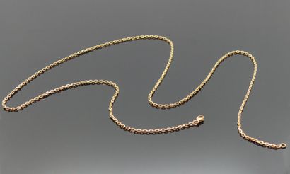 CHAIN in yellow gold 750 mils. Weight 11,53...