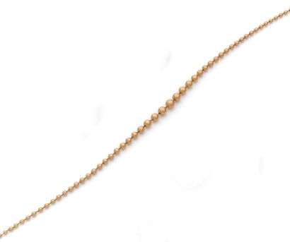 NECKLACE in yellow gold 750 mils. called...