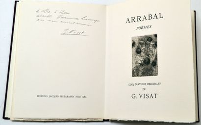 Fernando ARRABAL-Georges VISAT. Poèmes. Nice,...