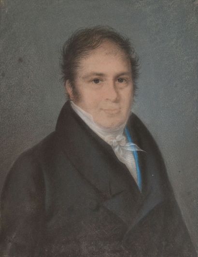 Ecole française début XIXe Portrait d'homme...
