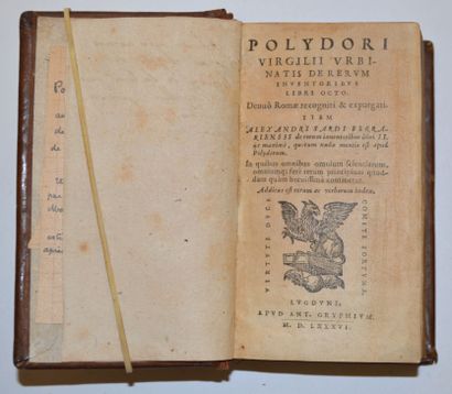 null Polydori Virgilii urbinatis de Rerum inventoribus libri octo ejusdem in Dominicam...