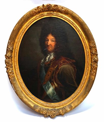 Hyacinthe RIGAUD (1659-1743) (d'après). Portrait...