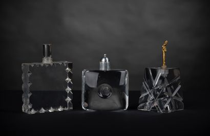 Serge MANSAU. Three prototypes of bottles...