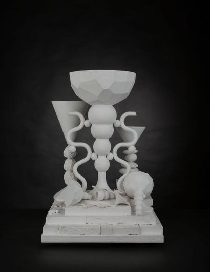 Serge MANSAU for Azzaro 1990 Sculpture in...