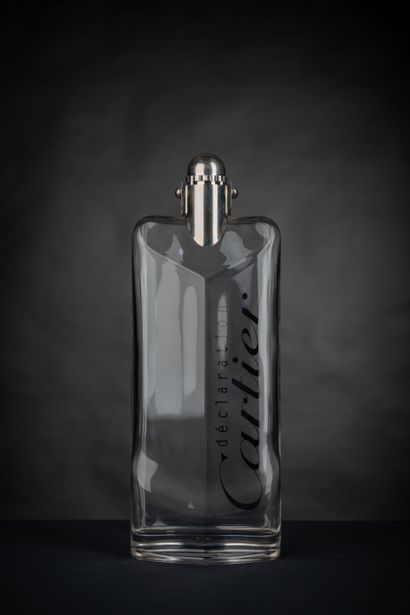  Serge MANSAU pour Cartier. Flacon sculpture publicitaire crée pour le parfum Déclaration,...