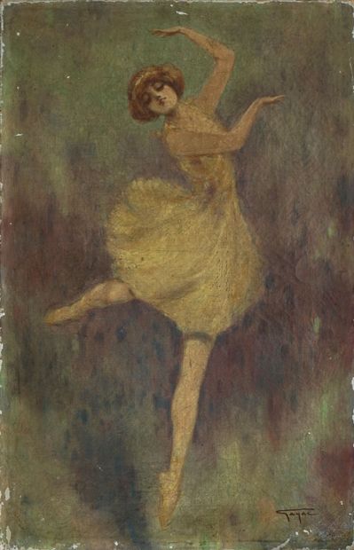 Ernest GAYAC (1870-1942) Ballerine, Paris...