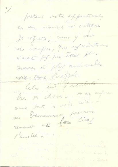 null CELINE (Louis Ferdinand) French writer and physician (1894-1961) Autograph letter...