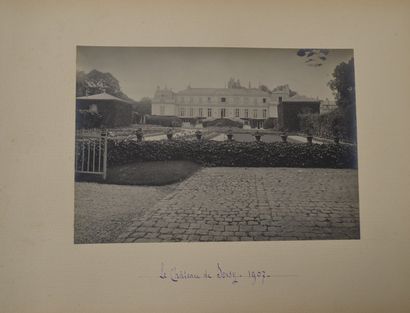 null SOISY SOUS MONTMORENCY - Le CHÂTEAU. Exceptionnel témoignage, daté de 1882 à...