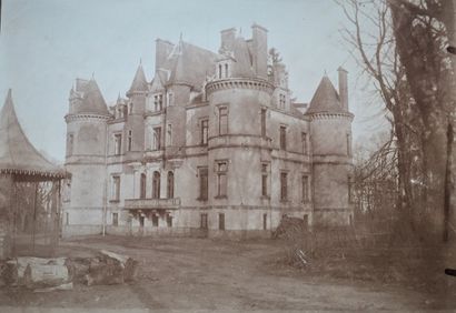 null SARTHE - Château de la HAUTE FRESNAYE. Edifié en 1842, par la famille Ozou de...