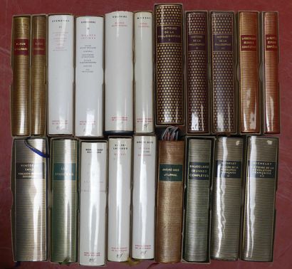  Ensemble de 20 volumes collection LA PLEIADE dont histoire de la philosophie, encyclopédie...