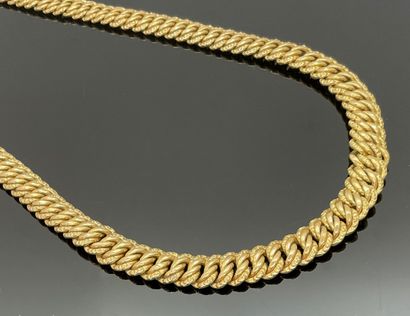 NECKLACE in yellow gold 750 mils. weight...