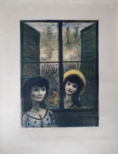 Edouard GOERG (1893 - 1969) La fenêtre sur...
