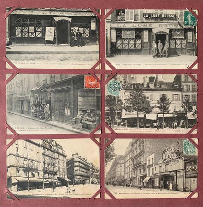 Cabarets Parisiens : lot de cartes postales...