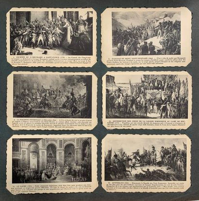 null Napoléon Bonaparte : lot de cartes postales anciennes sur Napoléon Bonaparte....