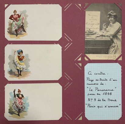 null Casque d'Or (Amélie Élie) and La Goulue (Louise Weber) : lot of old postcards...