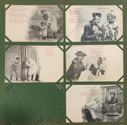null Airs d’opéras : lot de cartes postales anciennes sur les airs d’opéras. Chansons,...