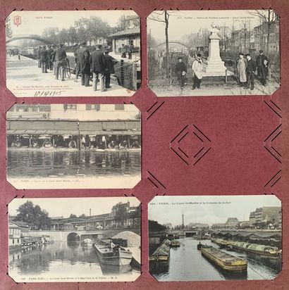 null La Paris pittoresque des bords de Seine : lot de cartes postales anciennes sur...