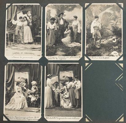 null Opera : lot de cartes postales anciennes sur les opéras Paul et Virginie, le...