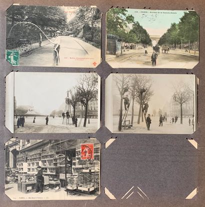 null Paris pittoresque : lot de cartes postales anciennes sur les Paris pittoresque,...