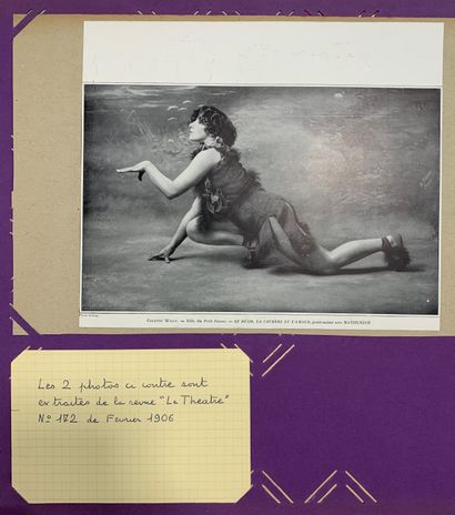 null Colette (Sidonie Gabrielle Colette) : lot de cartes postales anciennes sur Colette....