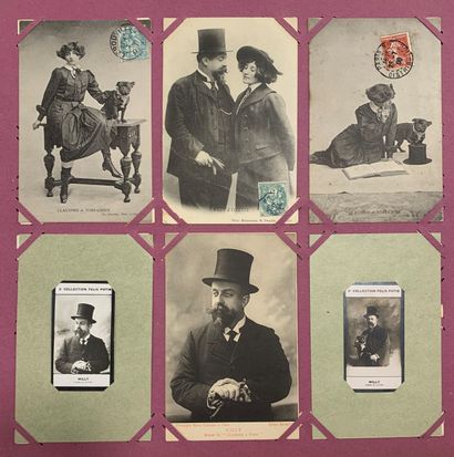 null Colette (Sidonie Gabrielle Colette) : lot de cartes postales anciennes sur Colette....