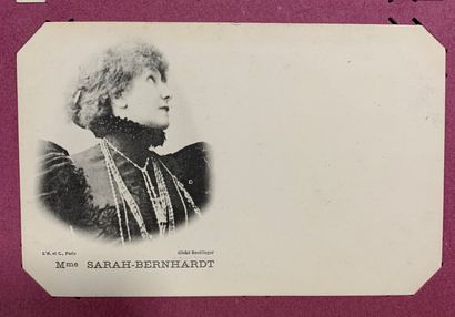 null Sarah Bernhardt : lot de cartes postales anciennes sur la comédienne Sarah Bernhardt....