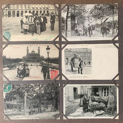 null Paris pittoresque : lot de cartes postales anciennes sur les Paris pittoresque,...