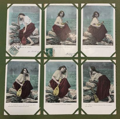null Airs d’opéras : lot de cartes postales anciennes sur les airs d’opéras. Chansons,...