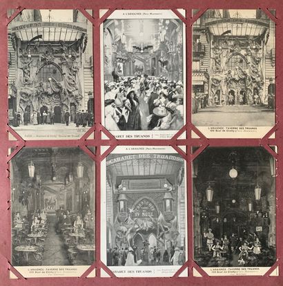 null Cabarets Parisiens : lot de cartes postales anciennes sur les cabarets Parisiens...