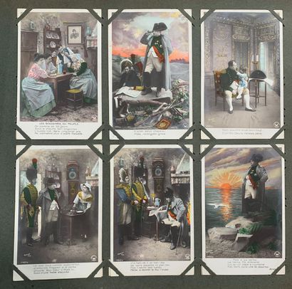 null Napoléon Bonaparte : lot de cartes postales anciennes sur Napoléon Bonaparte....