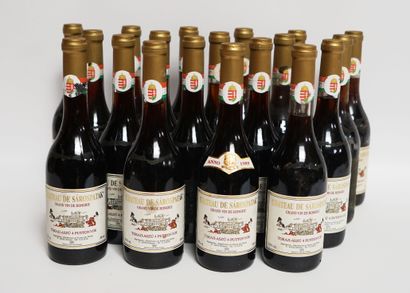 null Dix-neuf bouteilles 500ml CHATEAU DE SAROSPATAK TOKAJI-ASZU 4 PUTTONYOS 1989....