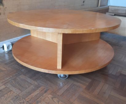 null TABLE BASSE circulaire sur roulettes