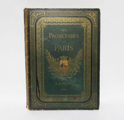 null ALPHAND (Jean Charles Adolphe). Les Promenades de Paris. Paris, J. Rothschild,...
